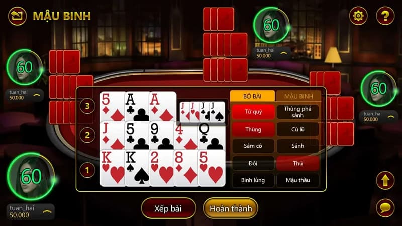 Cách chơi chi tiết mậu binh F8bet