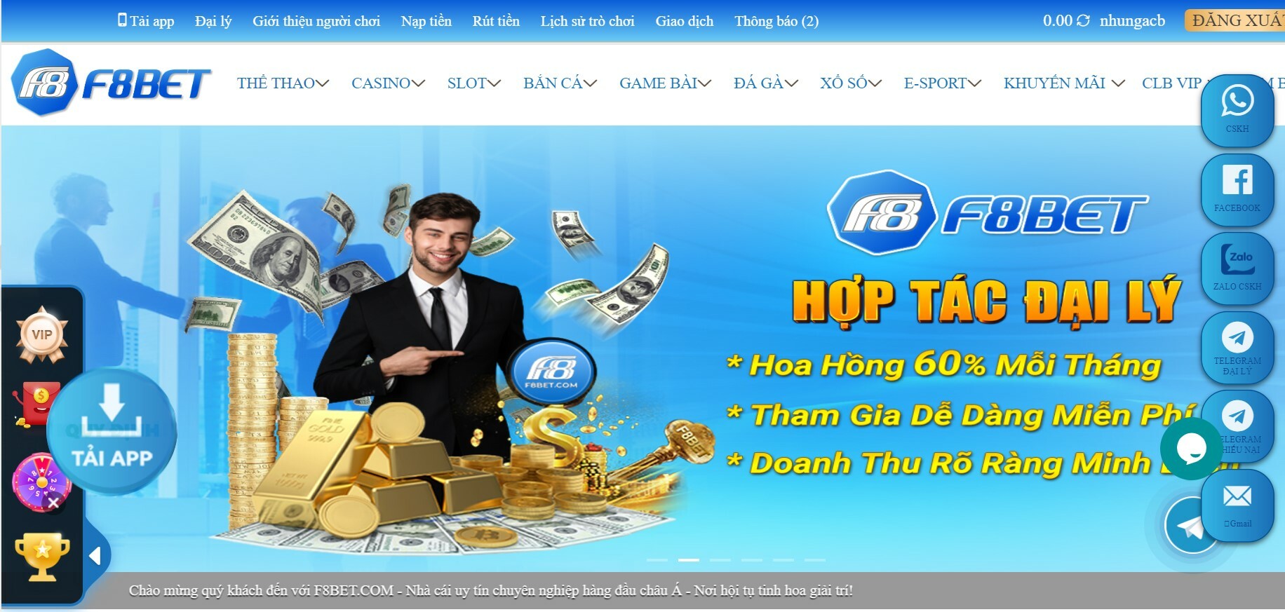 F8bet là tổ chức cá cược hợp pháp - uy tín bậc nhất