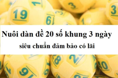 Dàn đề 20 số có ưu điểm gì? Cách nuôi dàn đề 20 số khung 3 ngày 